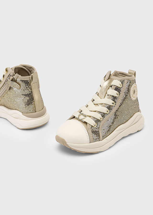 Second image of Παιδικά μποτάκια με λάμψη Mayoral