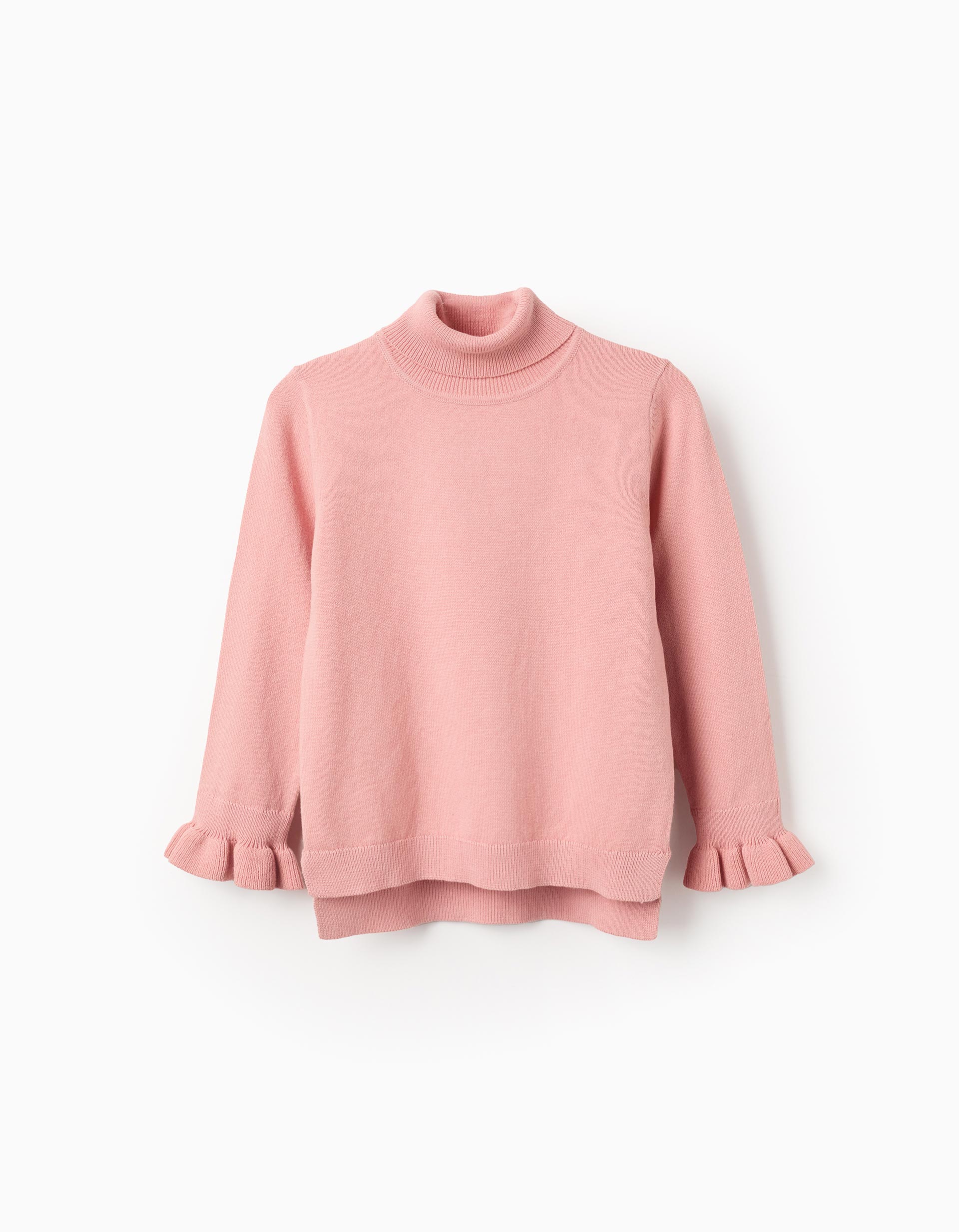 Πουλόβερ ζιβάγκο με λεπτή πλέξη  για κορίτσια