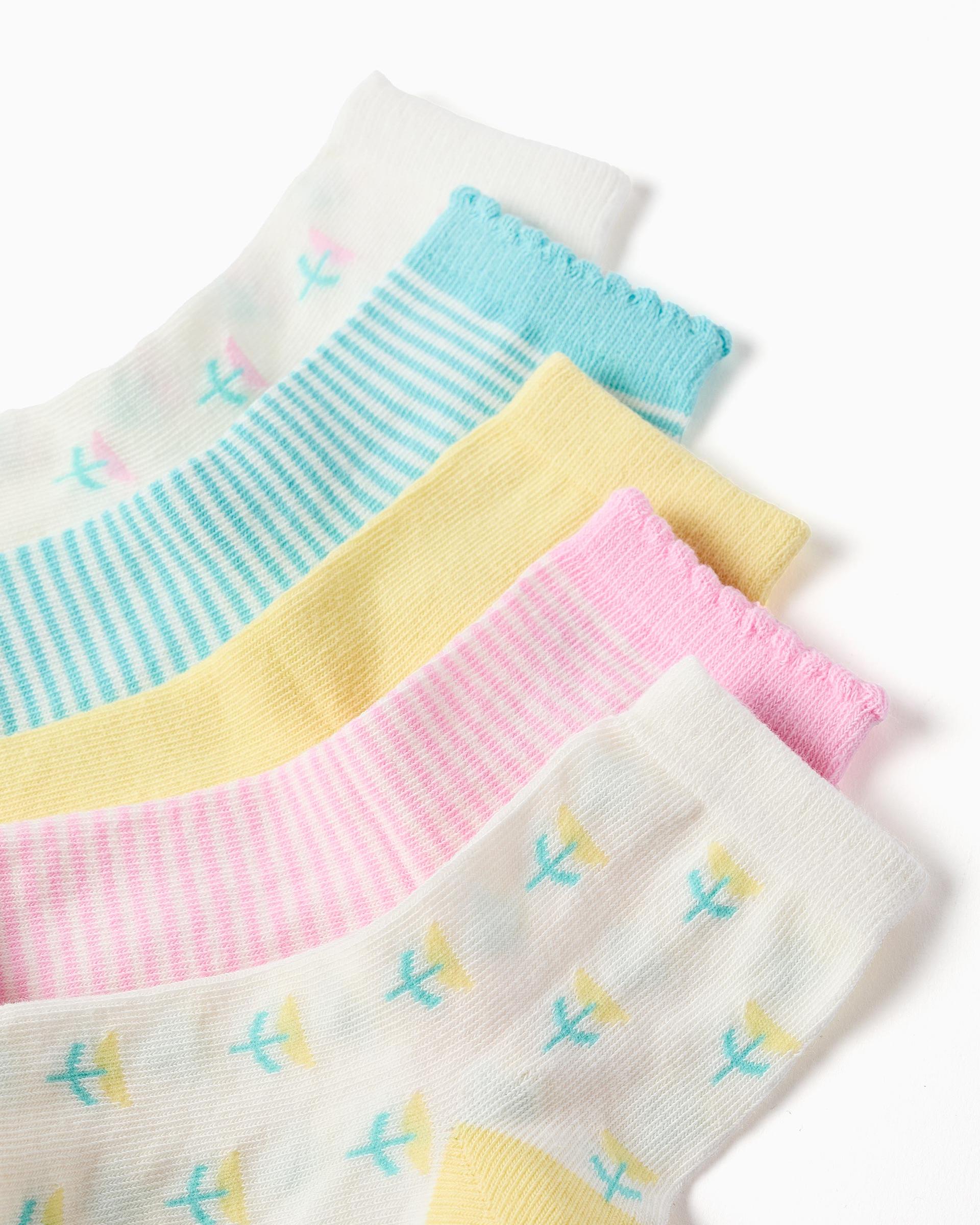 Second image of Συσκευασία με 5 ζευγάρια κάλτσες