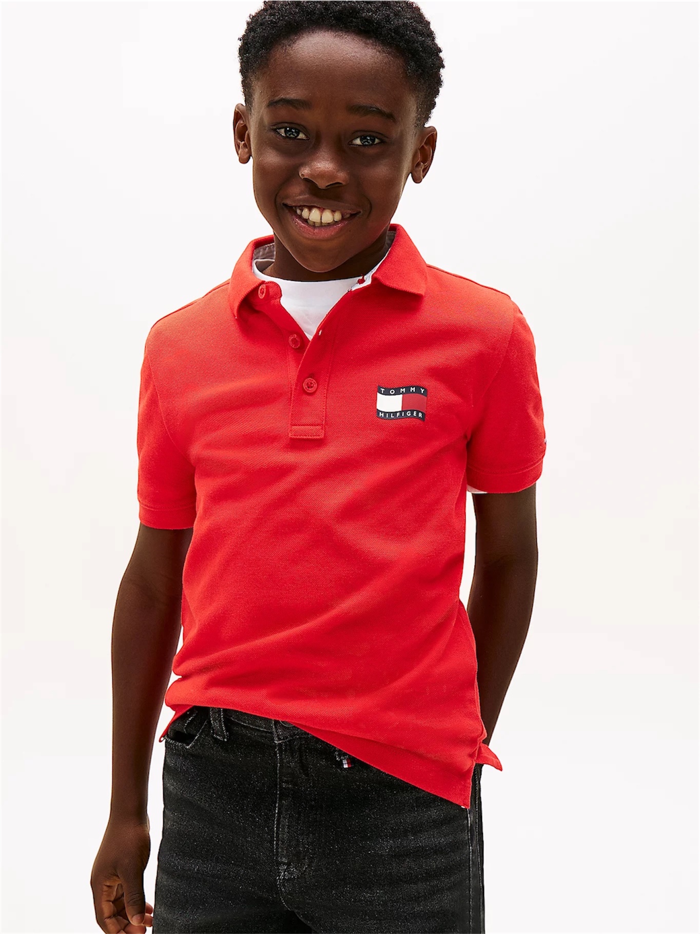 Second image of Tommy Hilfiger παιδική μπλούζα πόλο